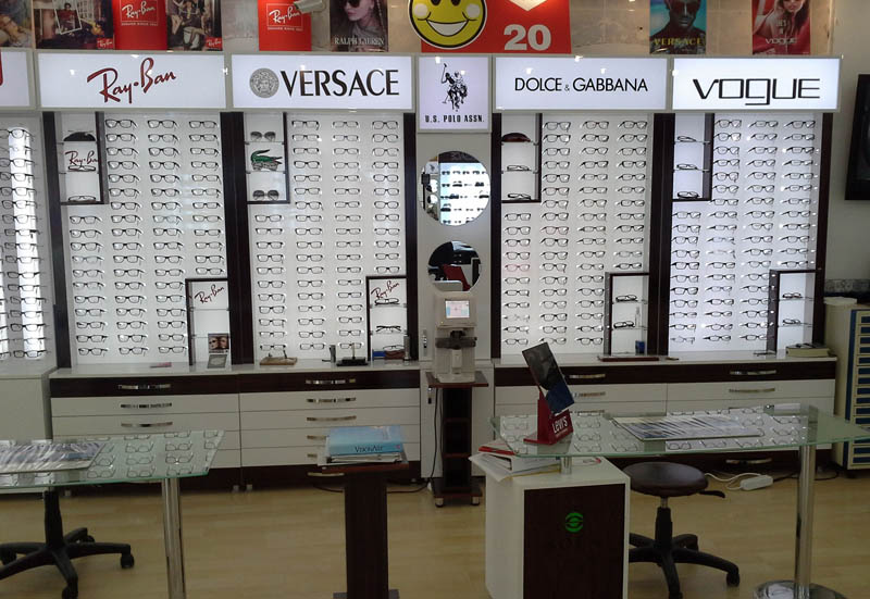 Optik Dekorasyon - Optik Mağaza Dekorasyonu Optik Mağaza Dekor Konsept MODEL NO: 0010