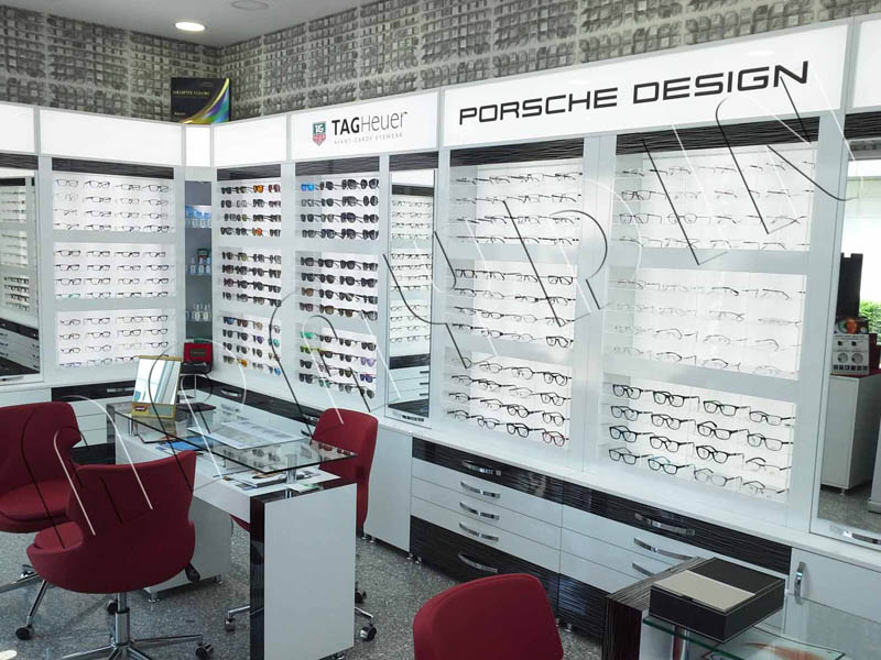 Optik Dekorasyon - Optik Mağaza Dekorasyonu Optik Mağaza Dekor Konsept MODEL NO: 0008
