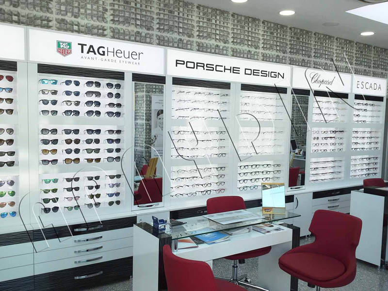 Optik Dekorasyon - Optik Mağaza Dekorasyonu Optik Mağaza Dekor Konsept MODEL NO: 0009