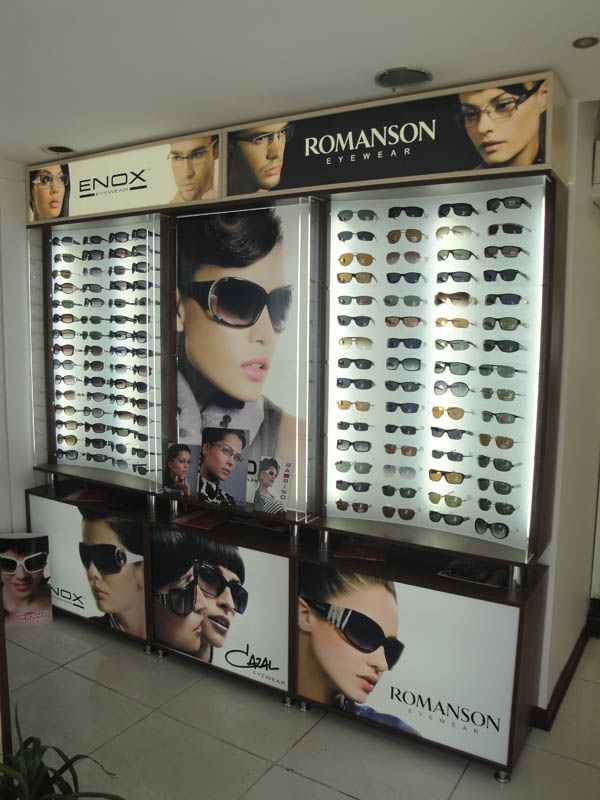 Optik Dekorasyon - Optik Mağaza Dekorasyonu Pleksili Modeller MODEL NO: 0004