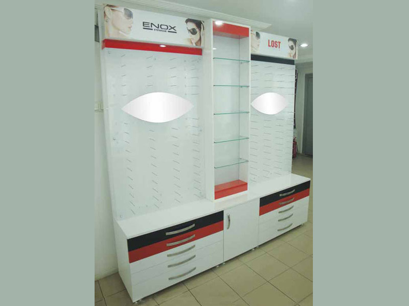 Optik Dekorasyon - Optik Mağaza Dekorasyonu Optik Dekorasyon Yeni Modeller | MODEL NO: 0022