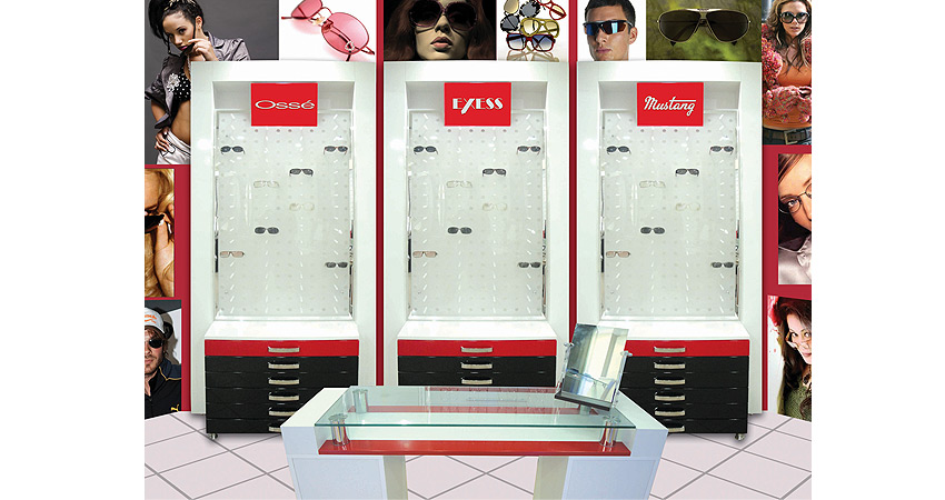 Optik Dekorasyon - Optik Mağaza Dekorasyonu Optik Dekorasyon Yeni Modeller | MODEL NO: 0026