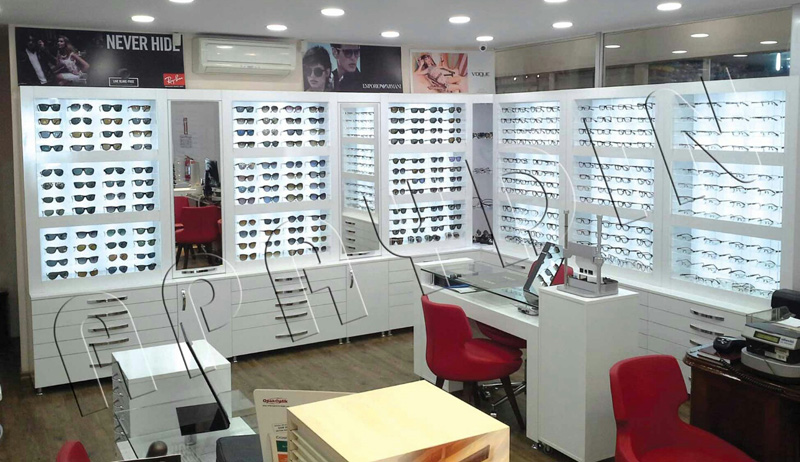 Optik Dekorasyon - Optik Mağaza Dekorasyonu Optik Dekorasyon Yeni Modeller | MODEL NO: 0001